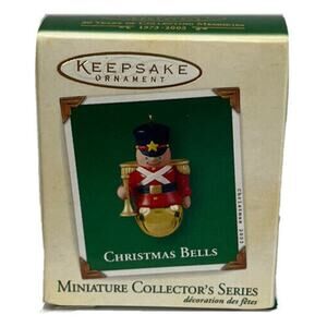 Hallmark 2003 MINIATURE Christmas Bells mini Ornament 9th Soldier Nutcracker
